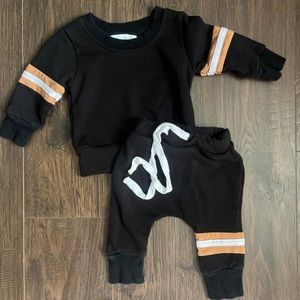 Black and Tan Matching Set